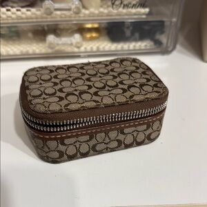 Coach Tan Patterned Bag